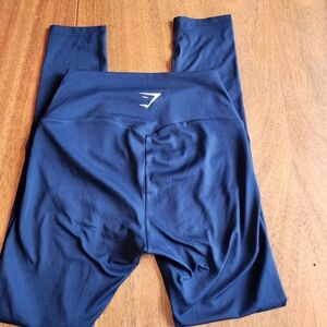 SALE - .Gymshark Deep Blue Active Leggings. No Tags  Pre-Owned Excellent Cond.